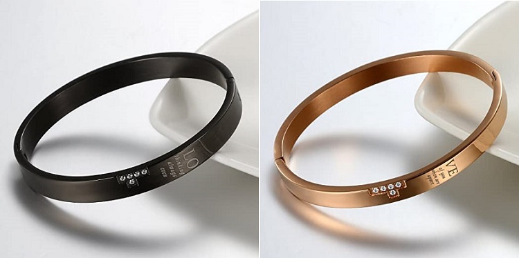 bracelets-Love-noirs-or