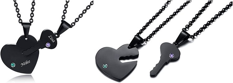 couple-collier-cœur-cle